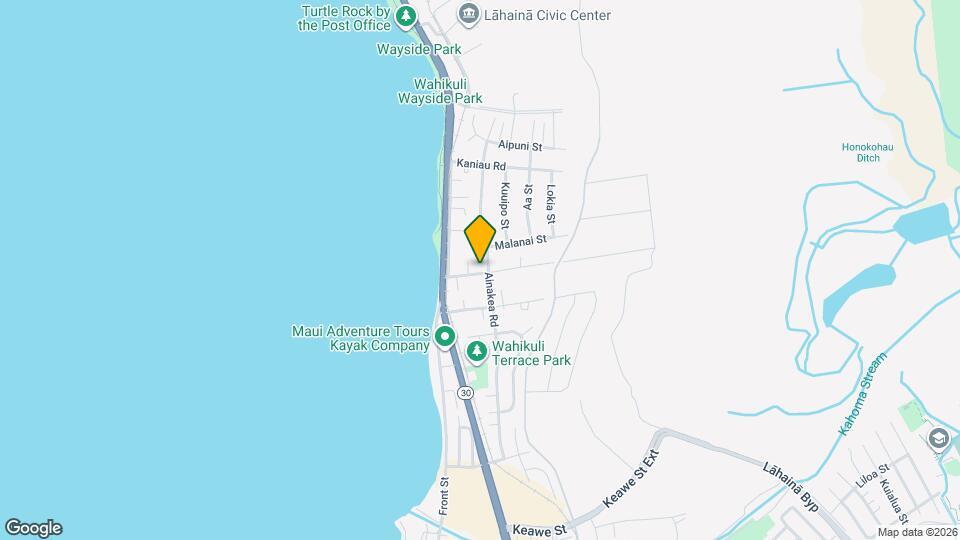 129 Wahikuli Rd Map and Location Details