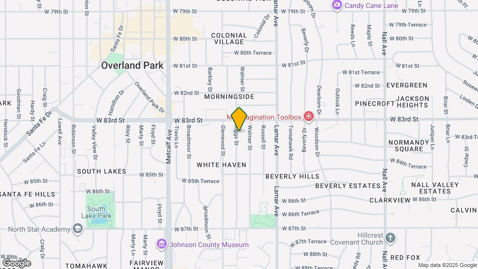 8325 Riggs St Map and Location Details