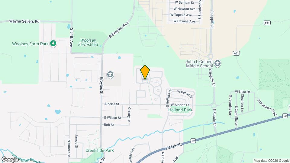 5002 W Claxton Cir Map and Location Details