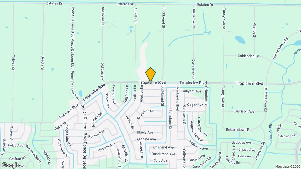 6227 Tropicaire Blvd Map and Location Details