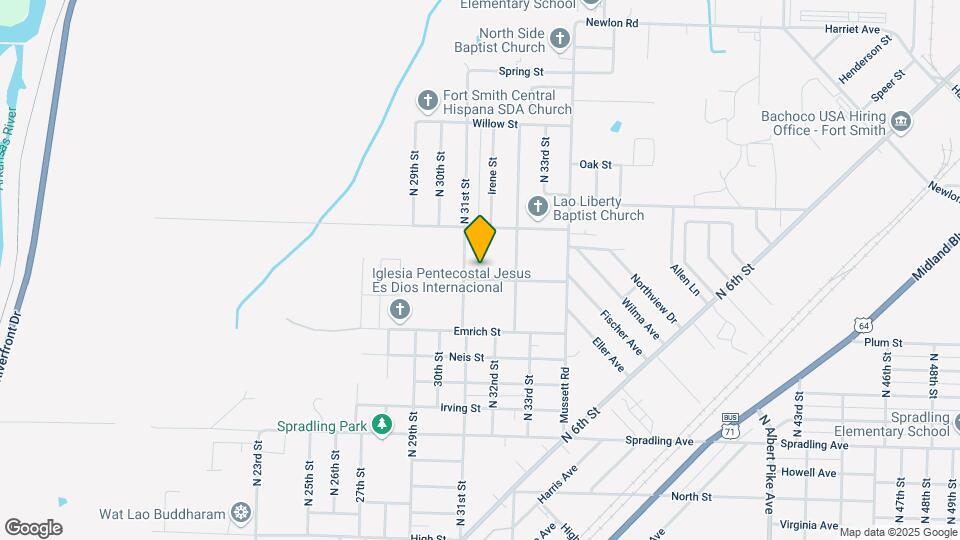 3111 Oak Grove St Map and Location Details