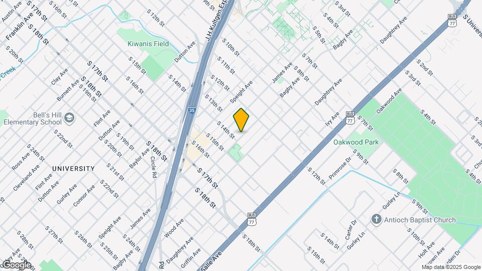 1311 Bagby Ave Map and Location Details