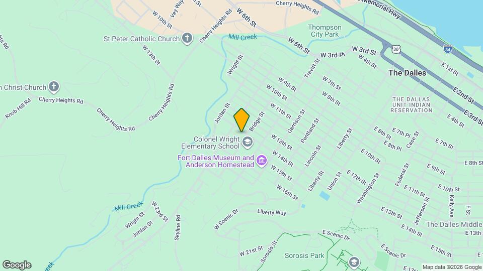 704 W 14th St Map and Location Details