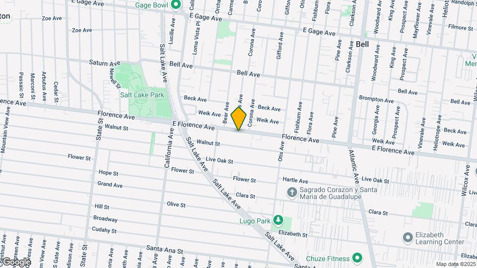 3906 Florence Ave Mapa y Detalles de la Ubicación