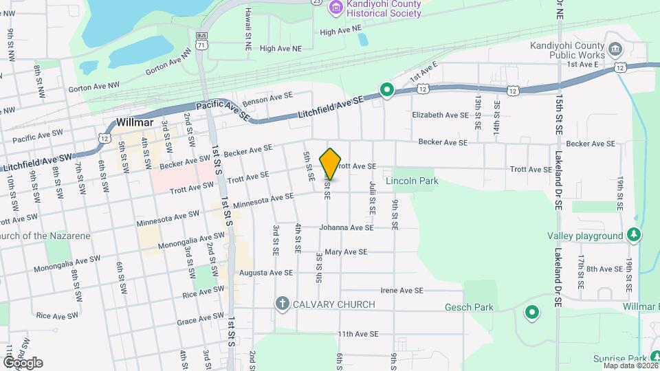 521 Ann St SE Map and Location Details