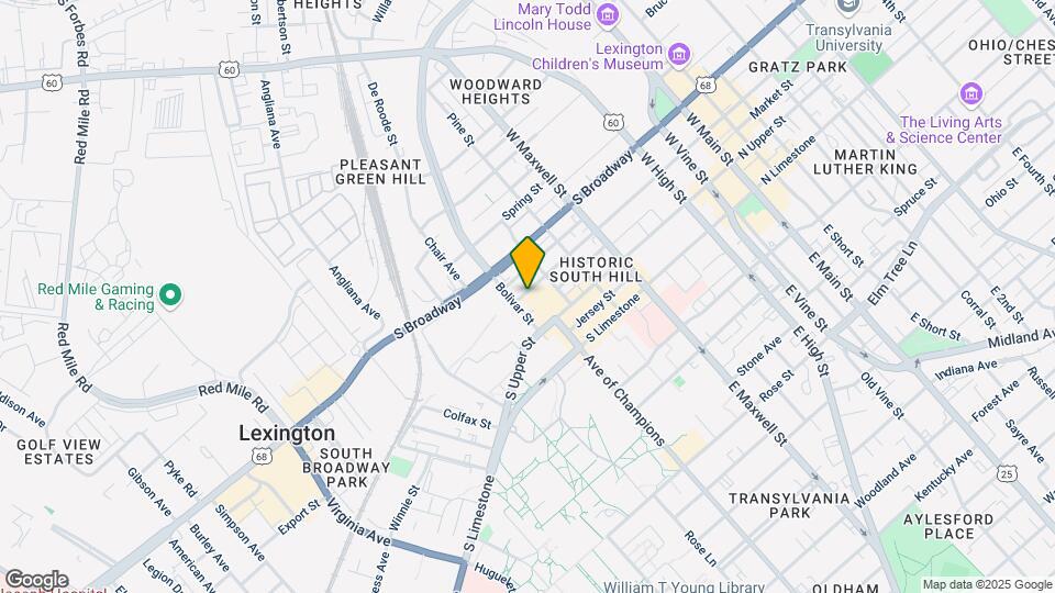 650 S Mill St Map and Location Details