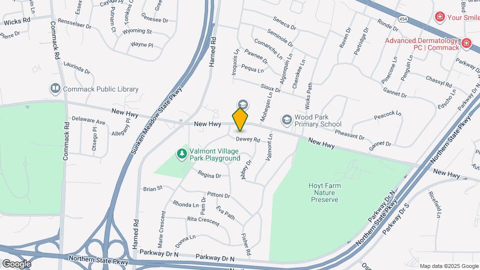 5 Dewey Rd Map and Location Details