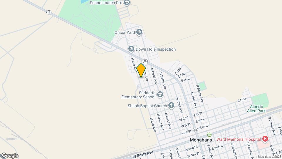 1000 N Eva Ave Map and Location Details