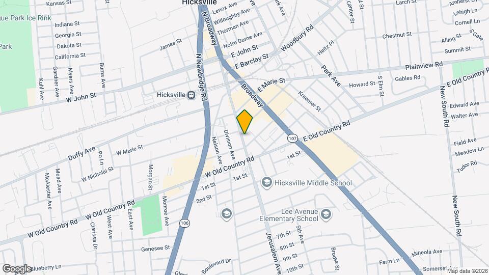 99 Jerusalem Ave Map and Location Details