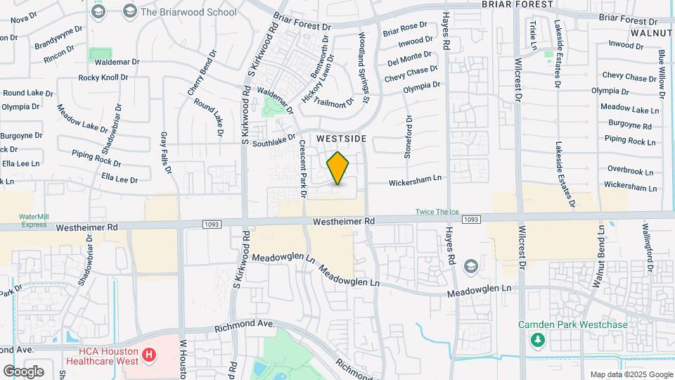 2500 Woodland Park Dr Map and Location Details
