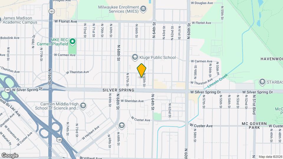 5649 N 65th St Map and Location Details