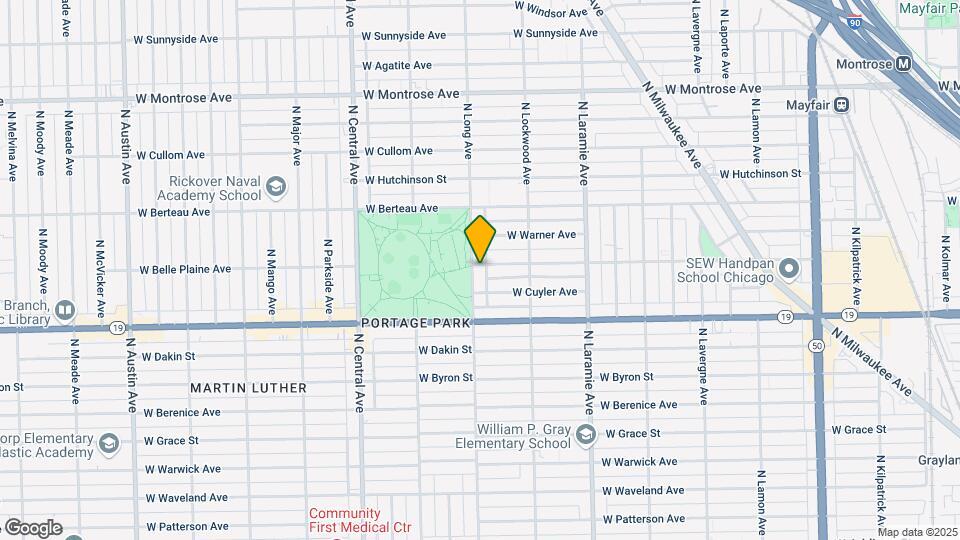 5353 W Belle Plaine Ave Map and Location Details