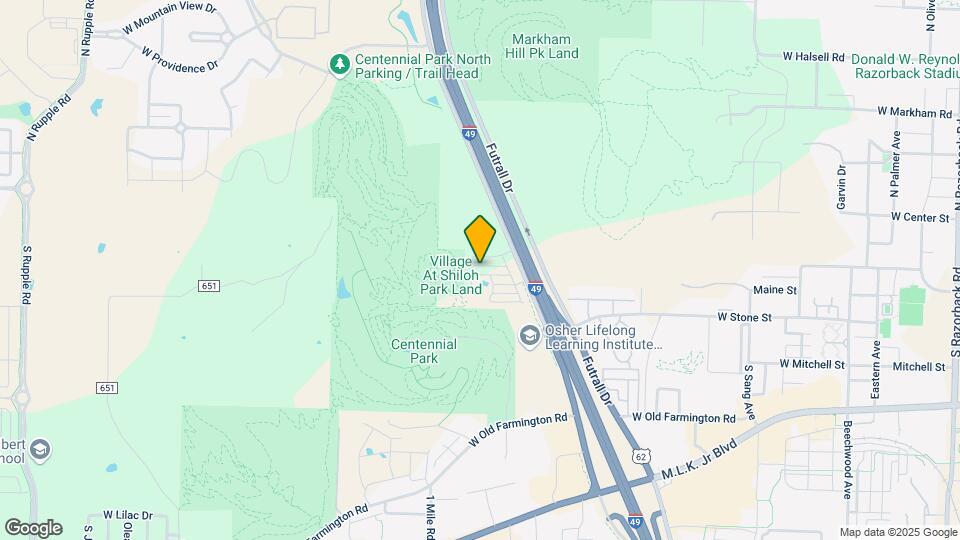 2863 W Hillshire Dr Map and Location Details