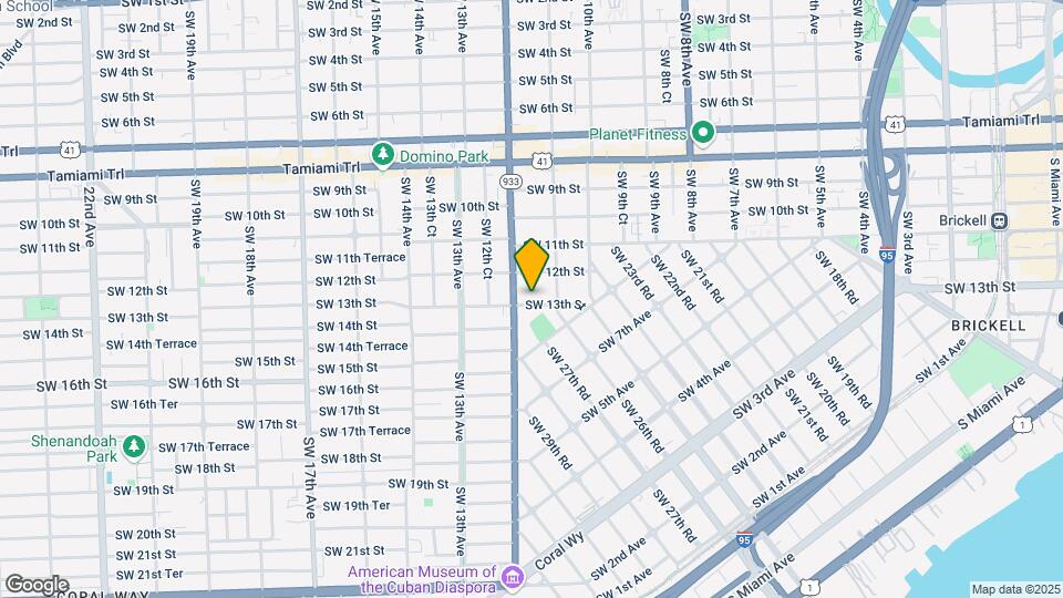 1153 SW 13th St Map and Location Details