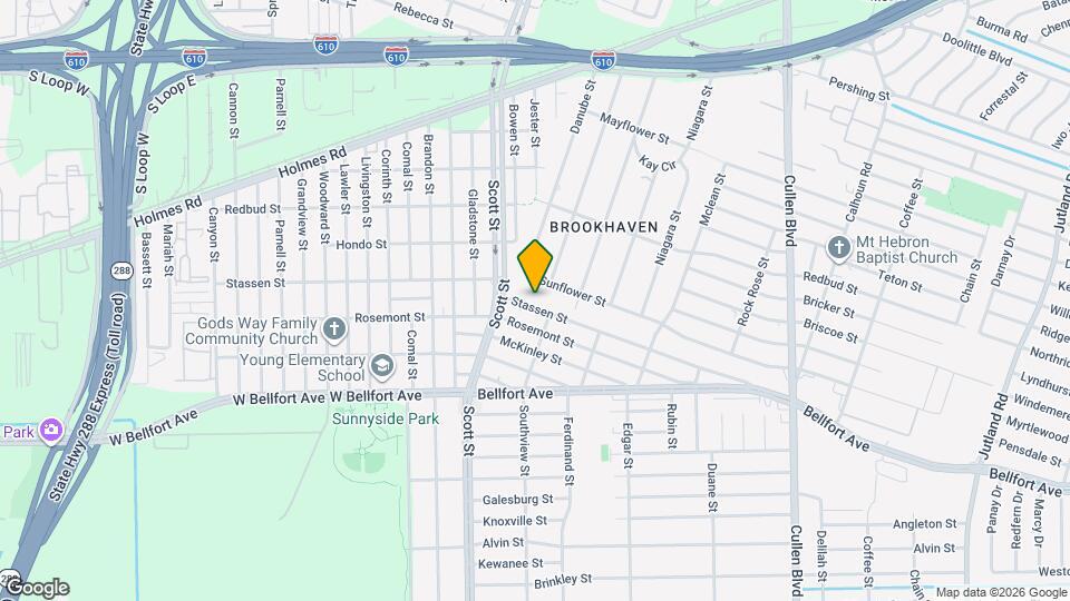 4019 Stassen St Map and Location Details