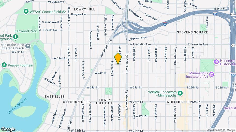 2300 Aldrich Ave S Mapa y Detalles de la Ubicación
