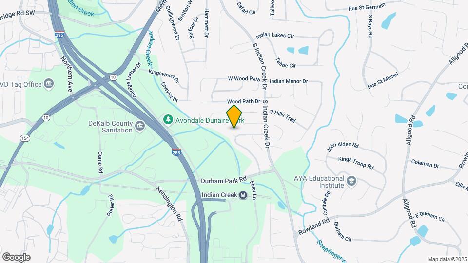 3918 S Creek Ct Map and Location Details