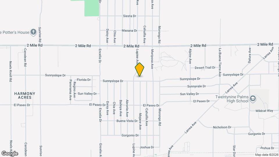 71960 Sunnyslope Dr Map and Location Details