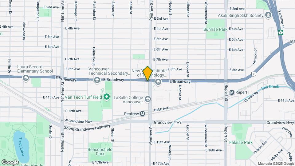 2525 Renfrew St Map and Location Details