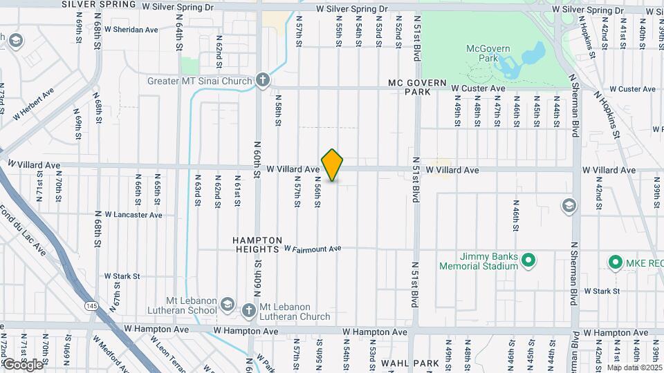 5147 N 55th St Map and Location Details