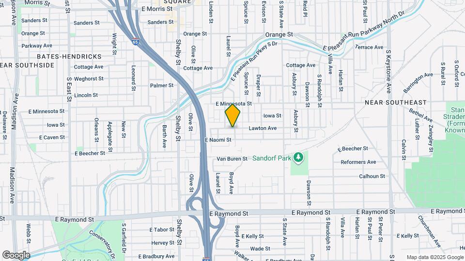 1415 Lawton Ave Map and Location Details