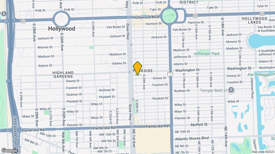 2033 Dewey St Map and Location Details