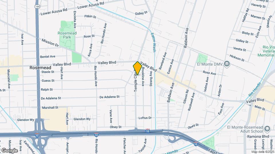 3832 Temple City Blvd Map and Location Details