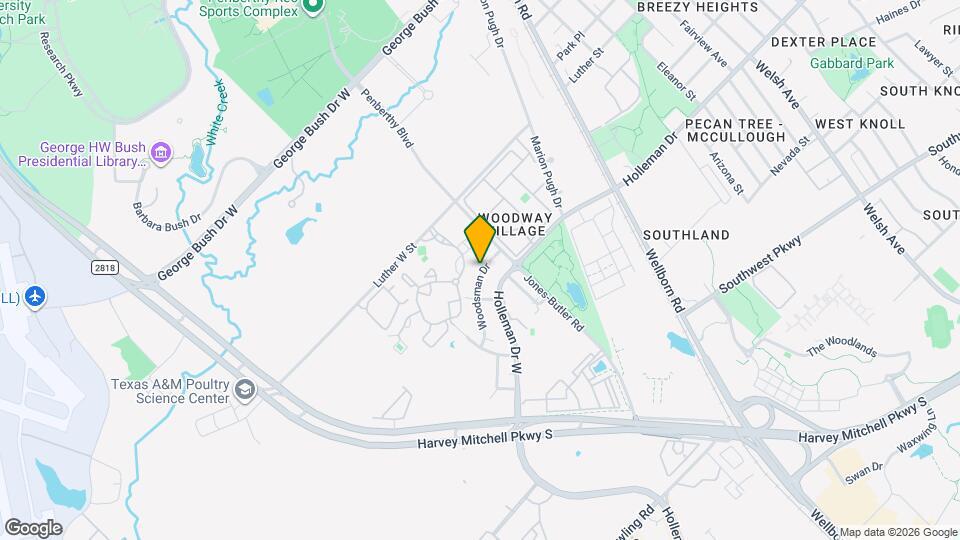 1808 Woodsman Dr Map and Location Details