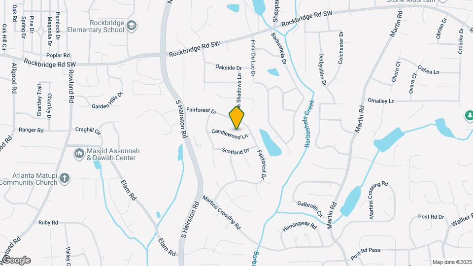 4886 Candlewood Ln Map and Location Details