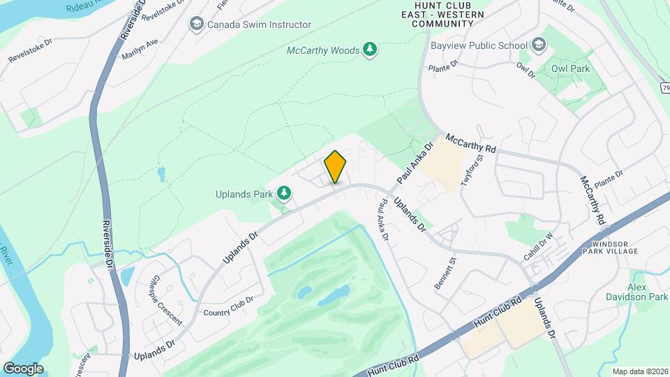 3205 Uplands Dr Map and Location Details