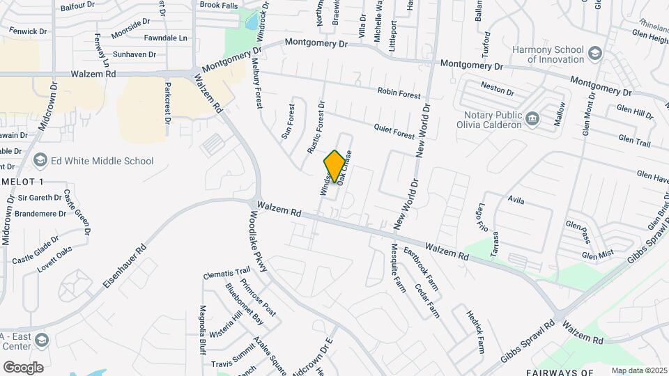 7527 Oak Chase Mapa y Detalles de la Ubicación