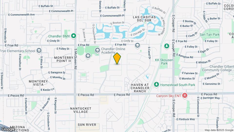 1431 E Fairview St Map and Location Details