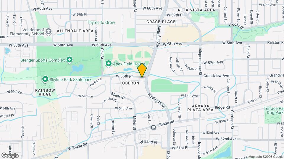 10089 W 55th Dr Map and Location Details