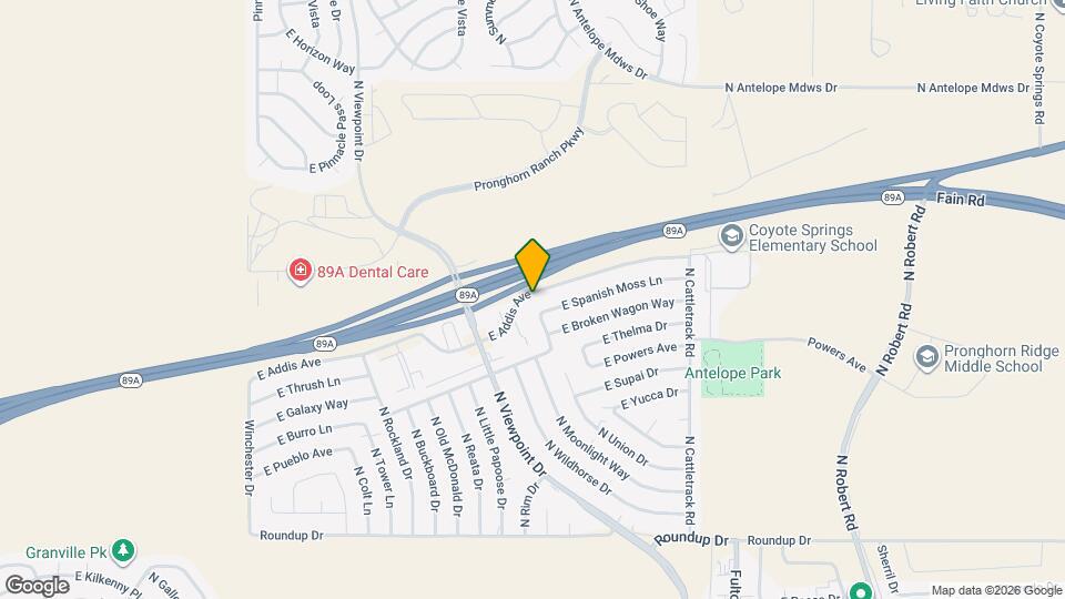 7615 E Addis Ave Map and Location Details