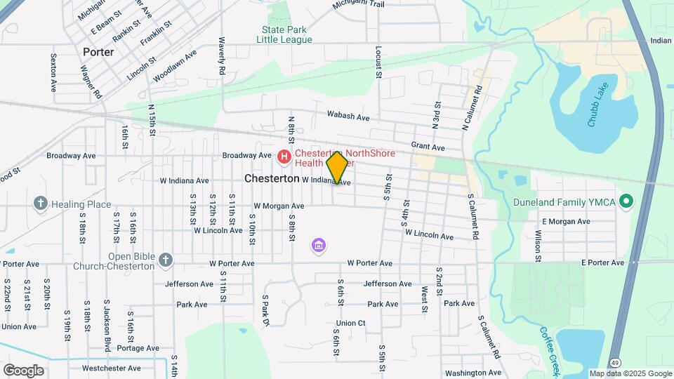201 Chesterton Blvd Map and Location Details