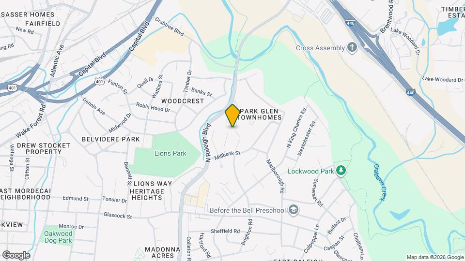 1311 Park Glen Dr Map and Location Details