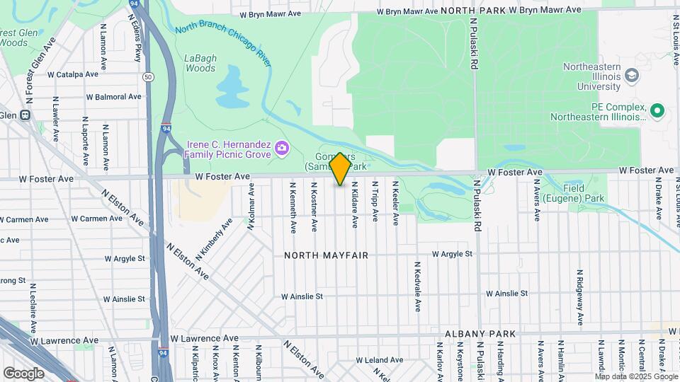 5137 N Lowell Ave Map and Location Details