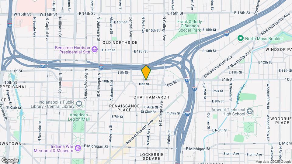 606 10th St Map and Location Details