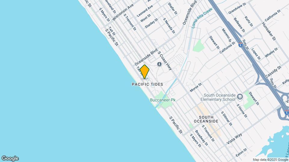 1318 S Pacific St Map and Location Details