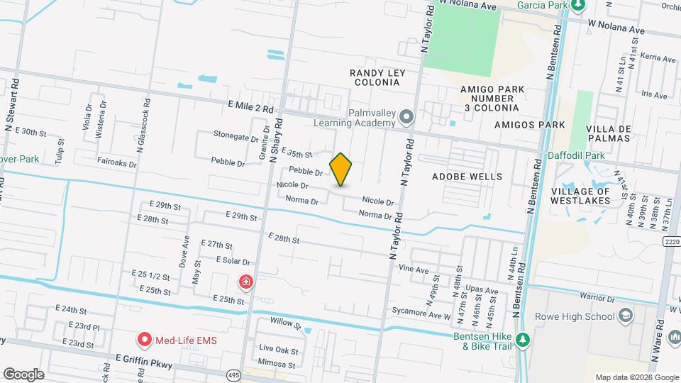 2501 Nicole Ave Map and Location Details