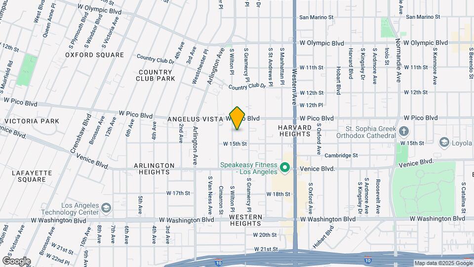 1400 S Wilton Pl Map and Location Details