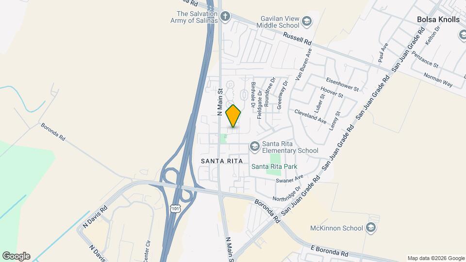 109 Prado St Map and Location Details