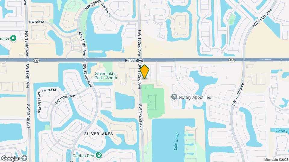 17197 SW 1st St Map and Location Details