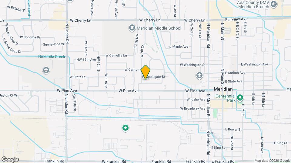 682 W Criterion St Map and Location Details