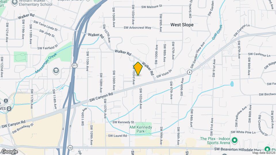 10253 SW Savaria Ct Map and Location Details