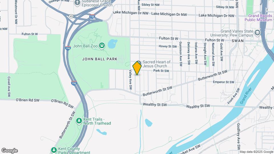 225 Garfield Ave SW Map and Location Details