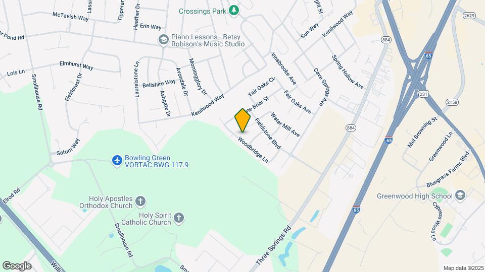 3723 Woodbridge Ln Map and Location Details