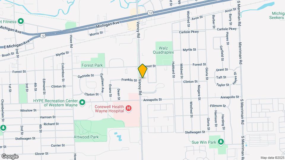 4307-4309 Venoy Rd Map and Location Details