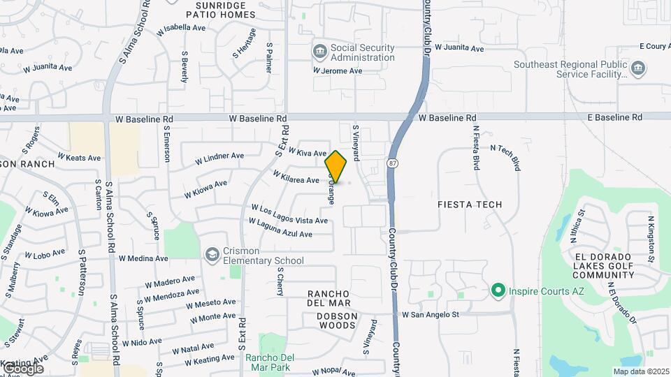 2201 S Orange Map and Location Details