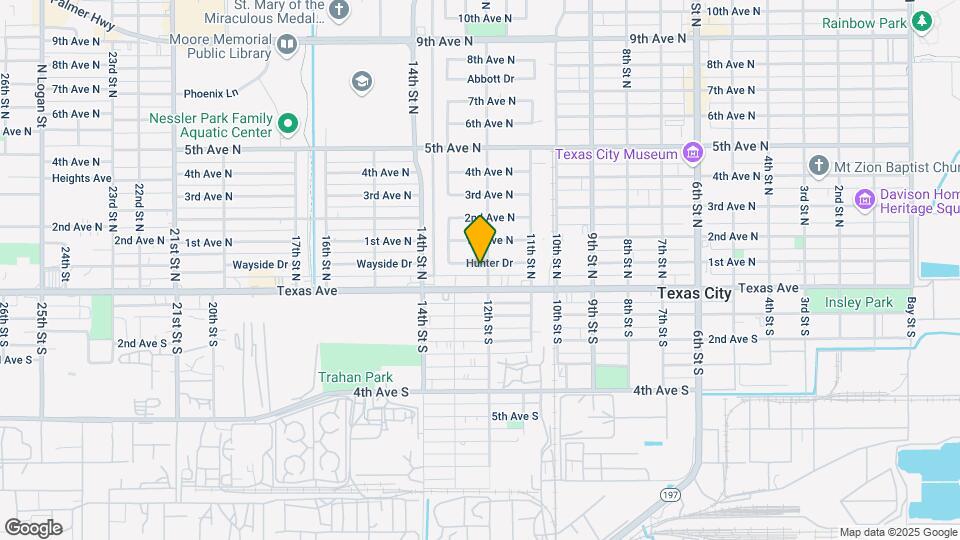 1207 Hunter Dr Map and Location Details